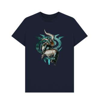 Navy Blue Idoneth Deepkin Akhelian Ishlaen Guard T Shirt