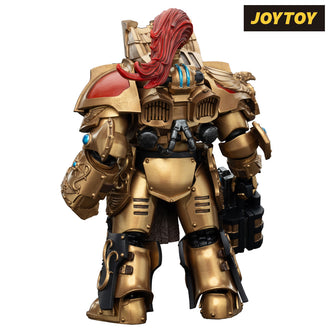 JoyToy Warhammer The Horus Heresy Action Figure - Legio Custodes, Aquilon Terminator Squad, Aquilon Terminator with Lastrum Storm Bolter (1/18 Scale) Preorder