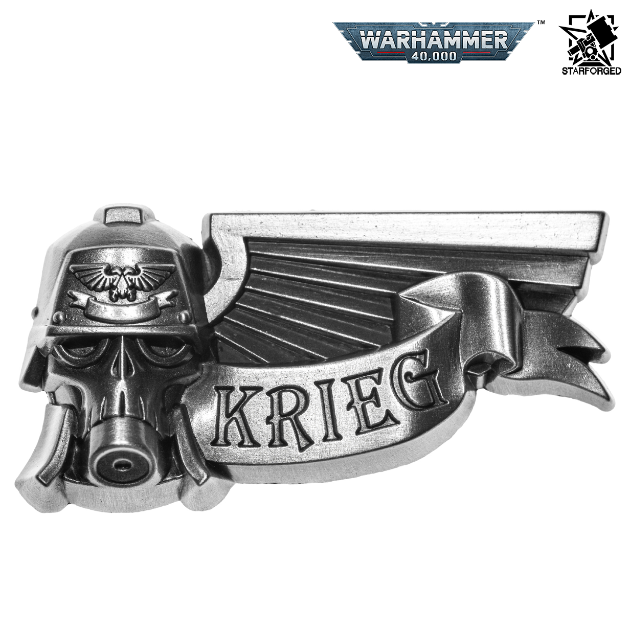 Starforged Warhammer 40,000 Death Korps of Krieg Pin Commemorative Badge