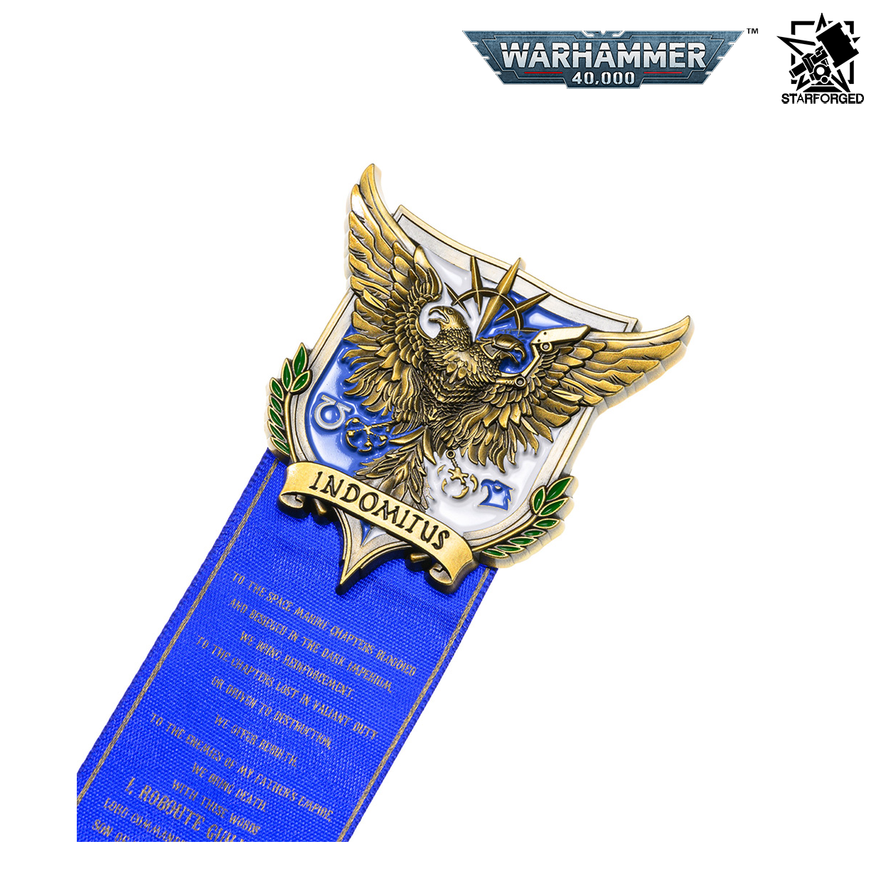 Starforged Warhammer 40,000 Roboute Guilliman Indomitus Crusade Campaign Pin Badge