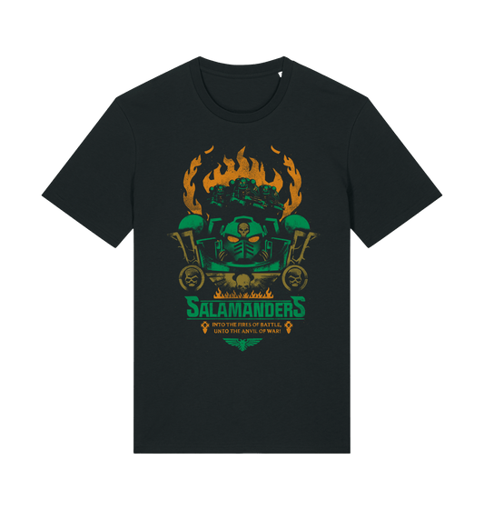 Black Printed T-shirt Front