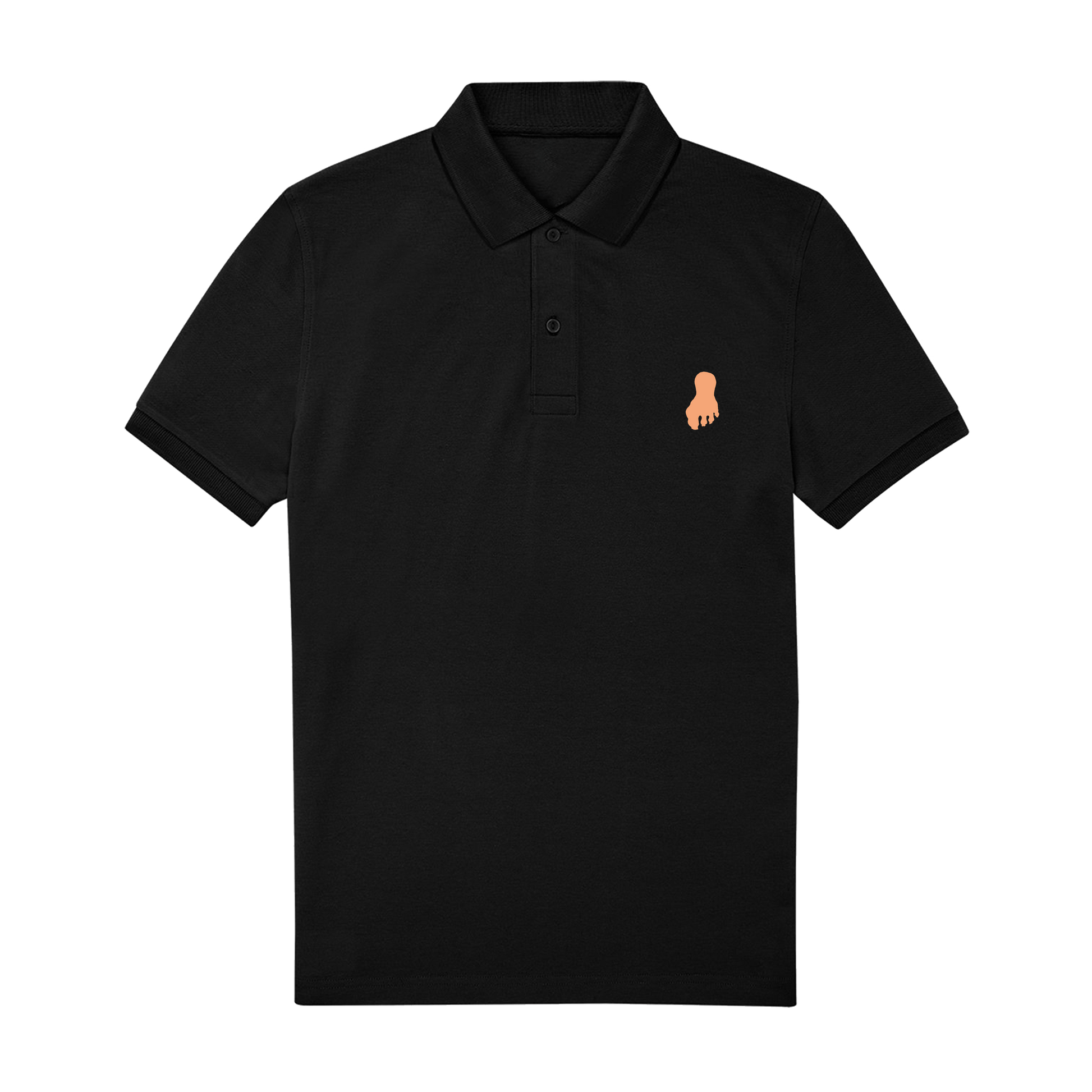 Black Polo Shirt Front