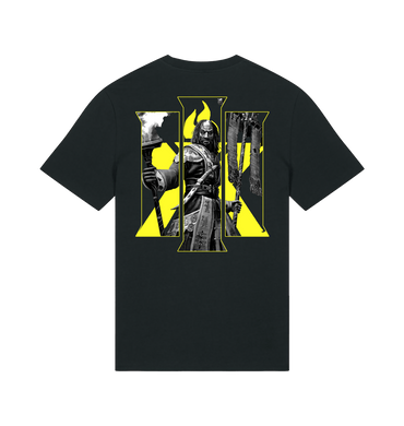 Black Printed T-shirt Back
