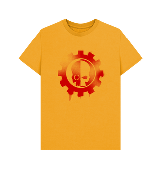 Mustard Adeptus Mechanicus Graffiti Insignia T Shirt