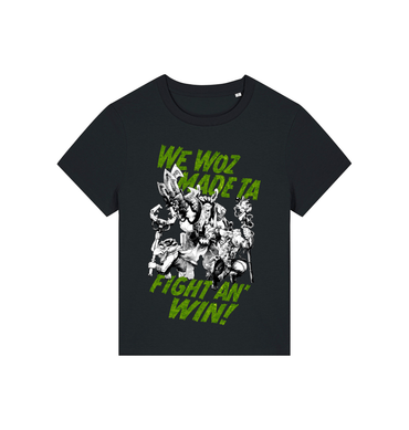 Black Printed T-shirt Front