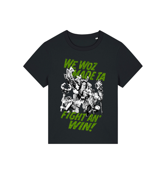 Black Printed T-shirt Front