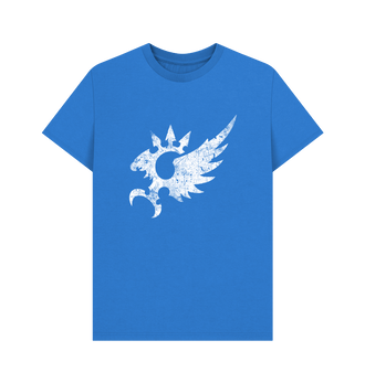 Bright Blue Emperor's Children Battleworn Insignia T Shirt