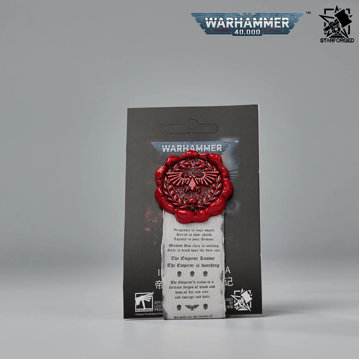 Starforged Warhammer 40,000 Imperial Aquila Purity Seal Brooch