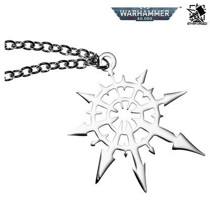 Starforged Warhammer 40,000 Faction Chaos Four Gods Undivided Necklace