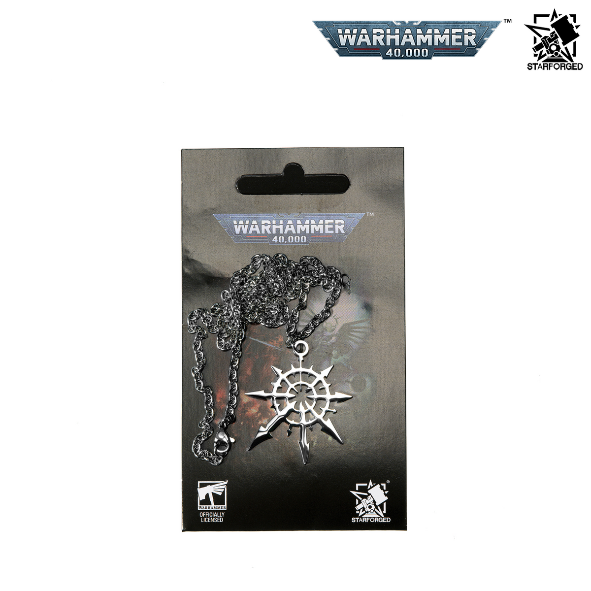 Starforged Warhammer 40,000 Faction Chaos Four Gods Undivided Necklace