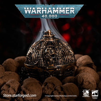 Starforged Warhammer 40,000 Adeptus Mechanicus Thurible with Stainless Steel Chain