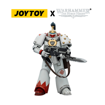 JoyToy Warhammer The Horus Heresy Action Figure - White Scars, MKVI Tactical Legionary (1/18 Scale) Preorder
