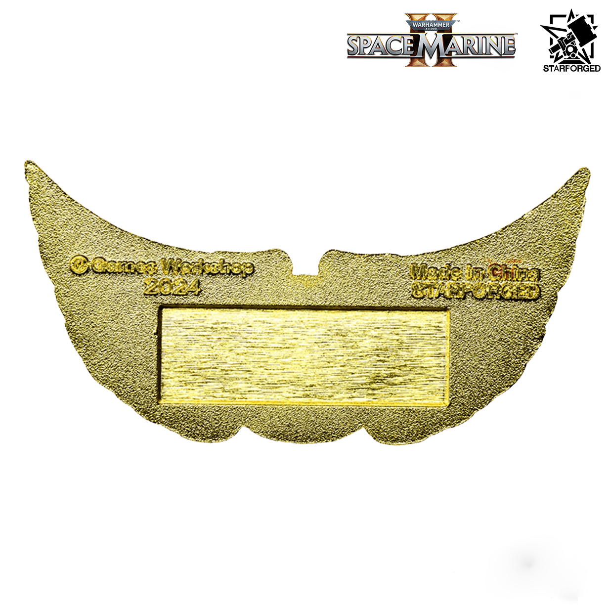 Starforged Warhammer 40,000: Space Marine 2 Ultramarines Courage & Honour Pin Badge