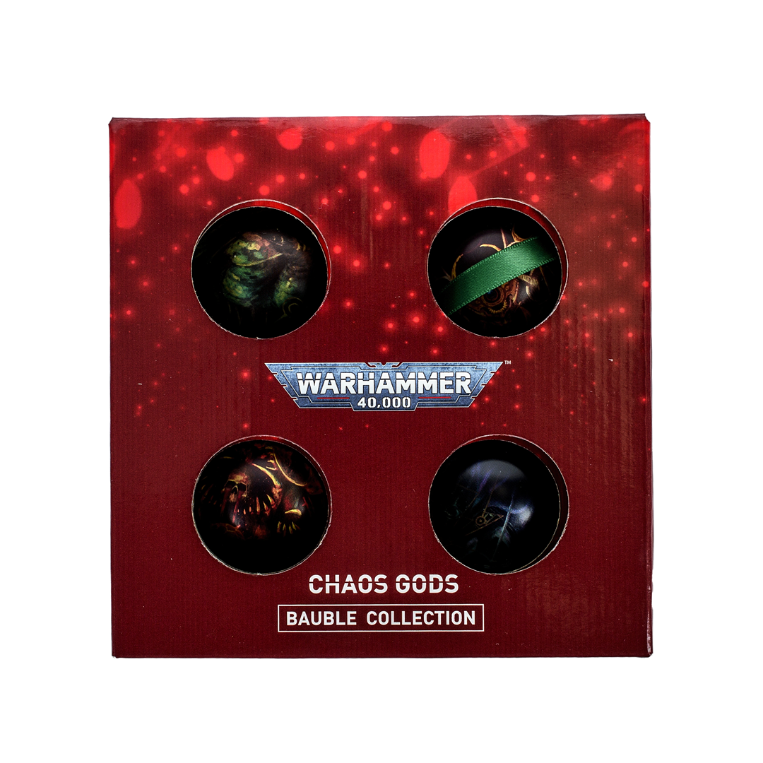Warhammer 40,000: Chaos God Baubles (4 pack)