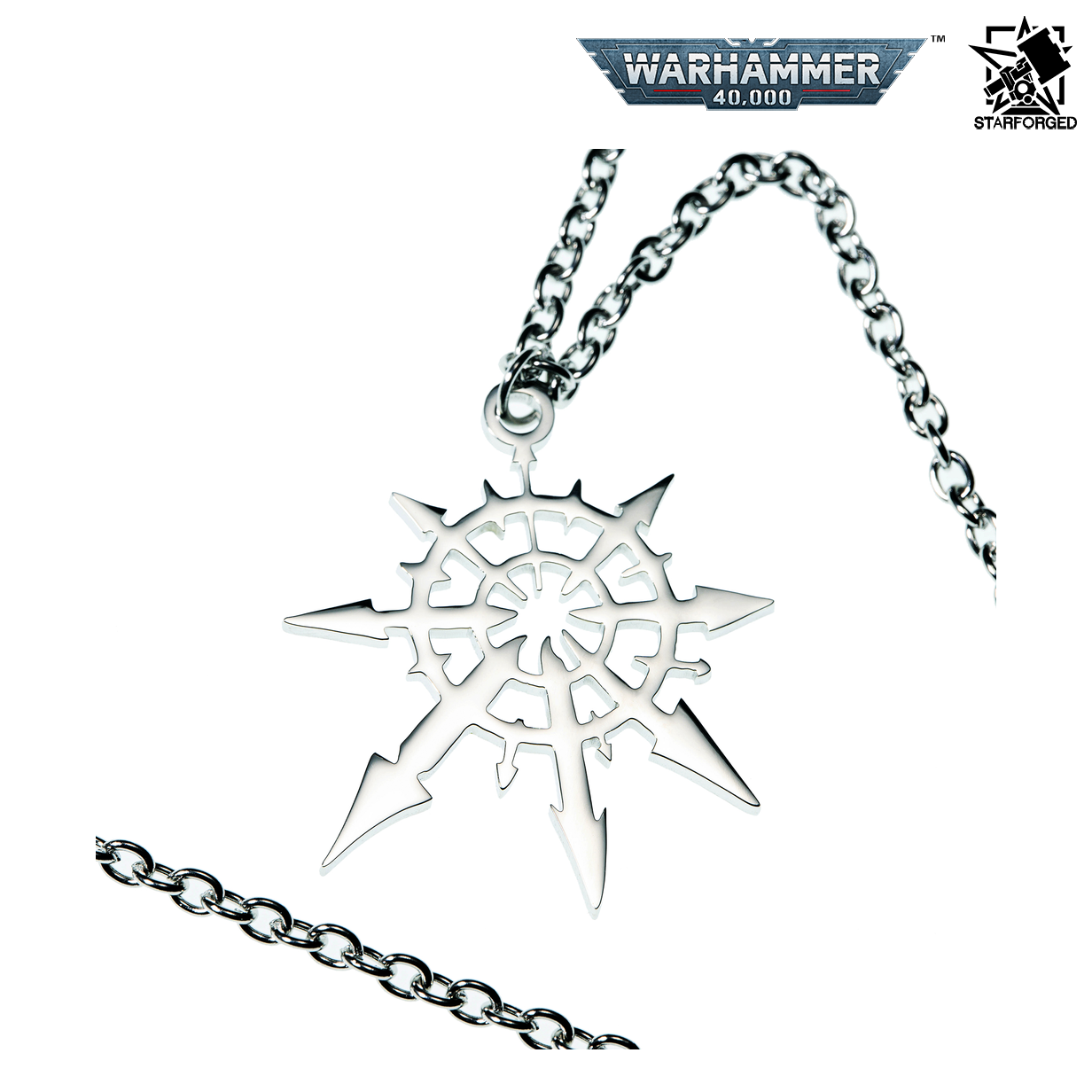 Starforged Warhammer 40,000 Faction Chaos Four Gods Undivided Necklace