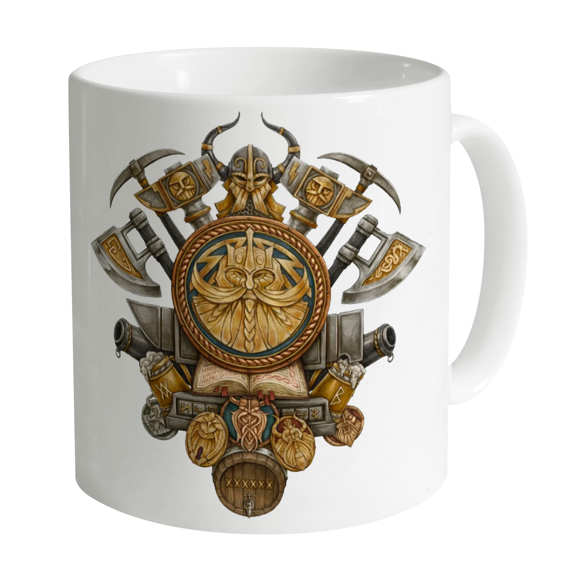 1 white coffee mugs bulk Craft Express 11oz Ceramic Sublimation Mugs: White Glossy Blanks 6-Pack main image 1