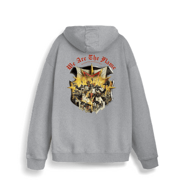 Heather Grey Printed Sweater Back