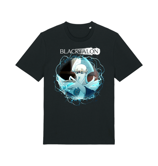 Black Printed T-shirt Front