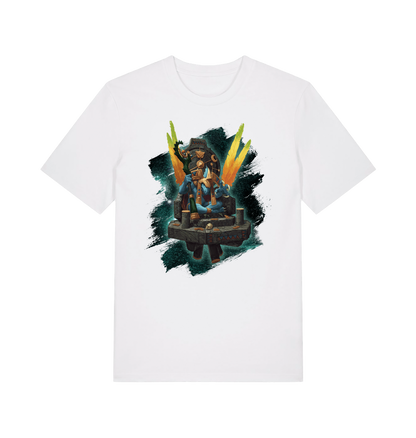 White Printed T-shirt Front