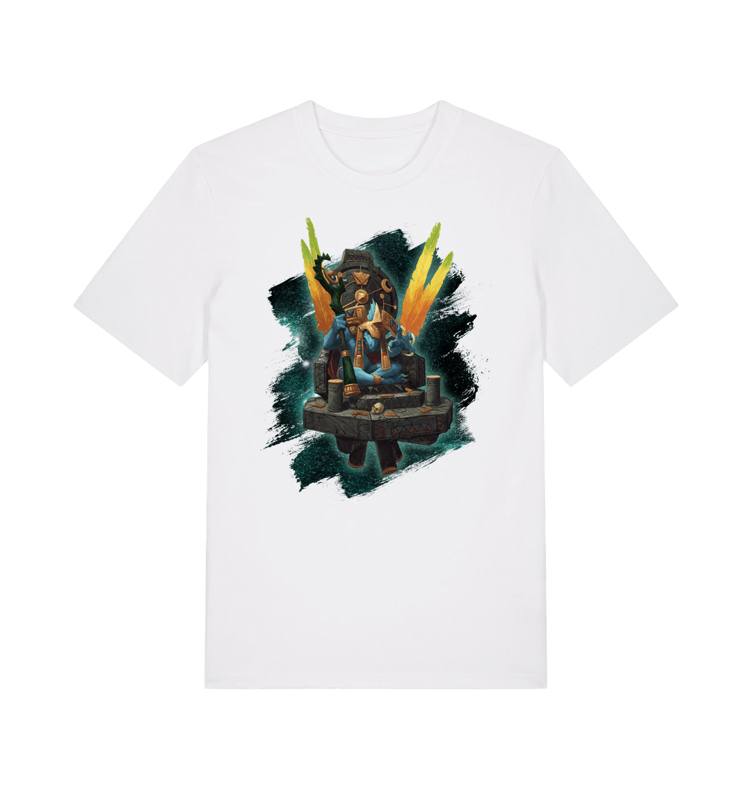 White Printed T-shirt Front