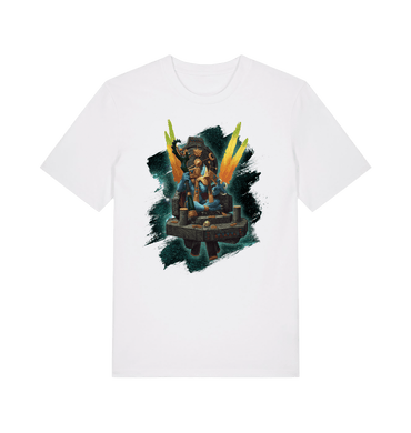 White Printed T-shirt Front