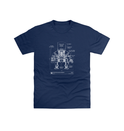 Navy Ultramarines Invictor Warsuit T Shirt