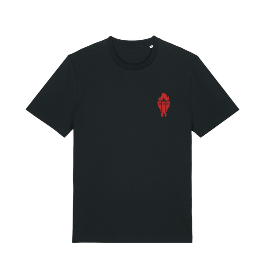 Black Printed T-shirt Front