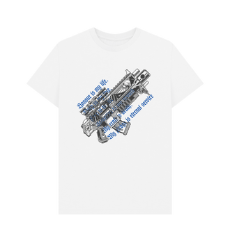 White Premium Space Marine 2 Eternal Service White T Shirt