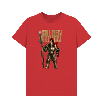 Red Premium Adeptus Custodes Golden Legion T Shirt