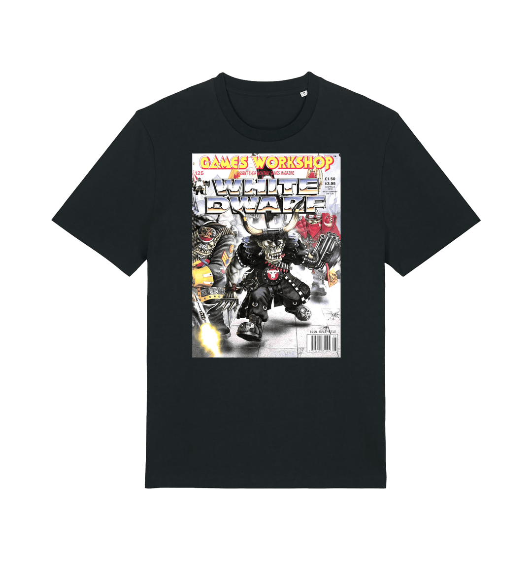 Black Printed T-shirt Front