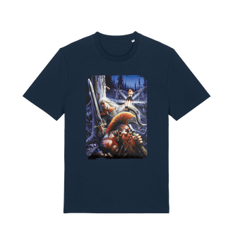 French Navy Printed T-shirt