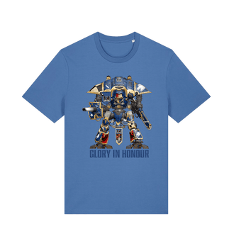 Bright Blue Printed T-shirt
