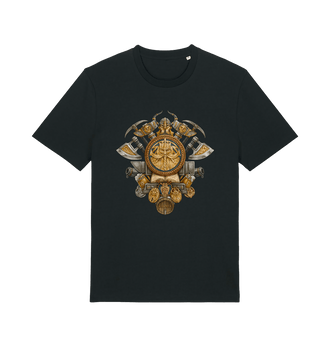 Black Premium Warhammer The Old World Dwarfen Mountain Holds Crest T Shirt