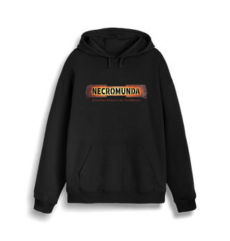 Black Premium Necromunda Logo Hoodie