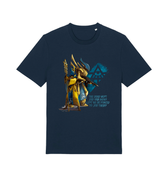 French Navy Printed T-shirt