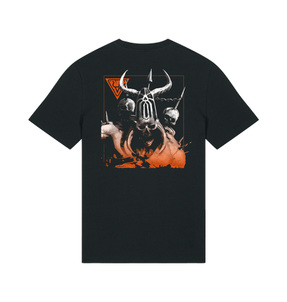 Black Printed T-shirt Back