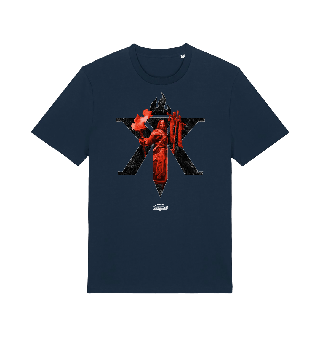French Navy Printed T-shirt Front