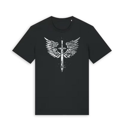 Black Printed T-shirt Front
