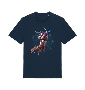 French Navy Printed T-shirt