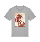Heather Grey Printed T-shirt