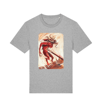 Heather Grey Printed T-shirt