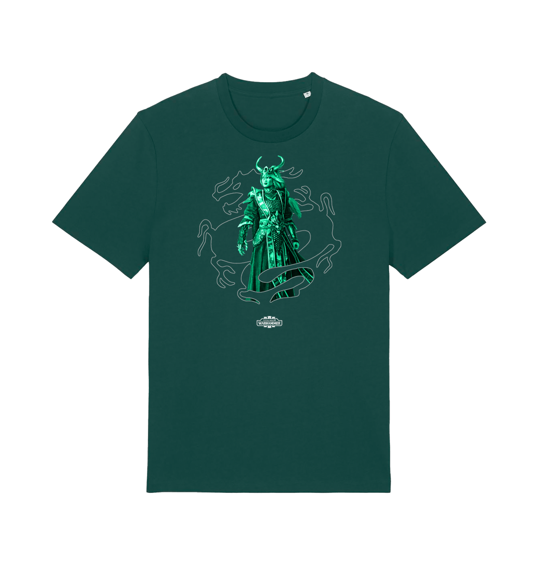 Glazed Green Printed T-shirt Front