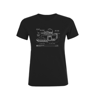 Black Ultramarines Repulsor Fitted T Shirt