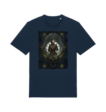 French Navy Printed T-shirt