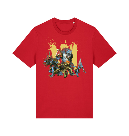 Red Printed T-shirt Front