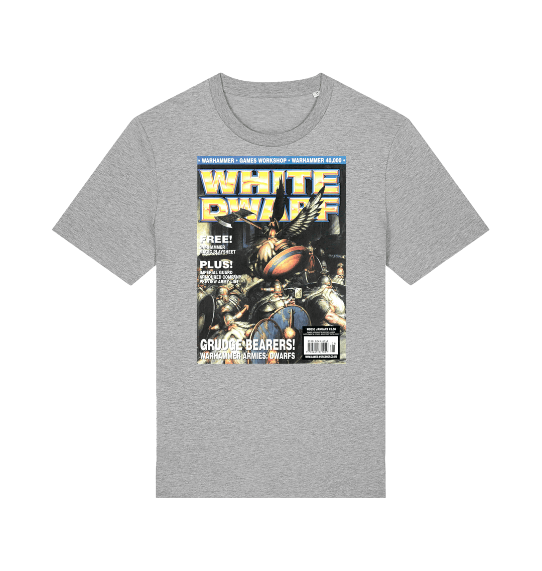 Heather Grey Printed T-shirt Front