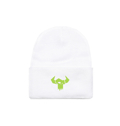 White Beanie Front