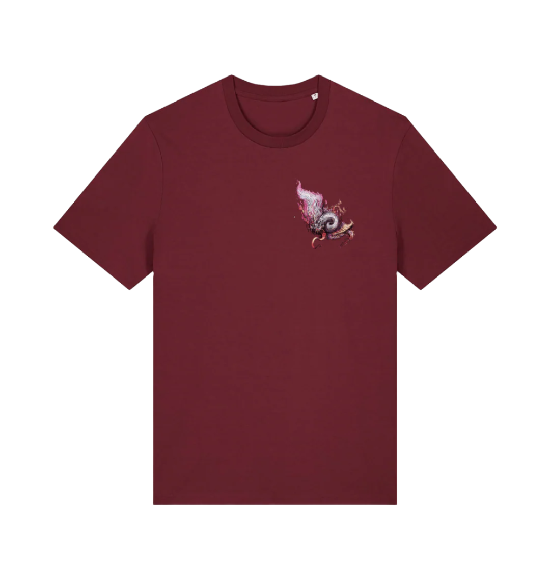 Burgundy Printed T-shirt