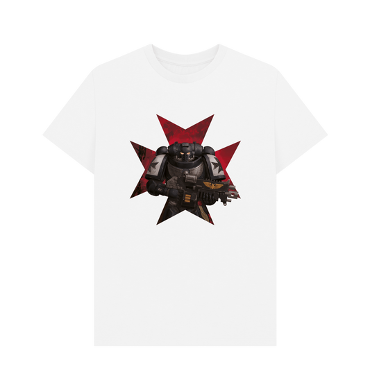 White Primaris Black Templar White T Shirt
