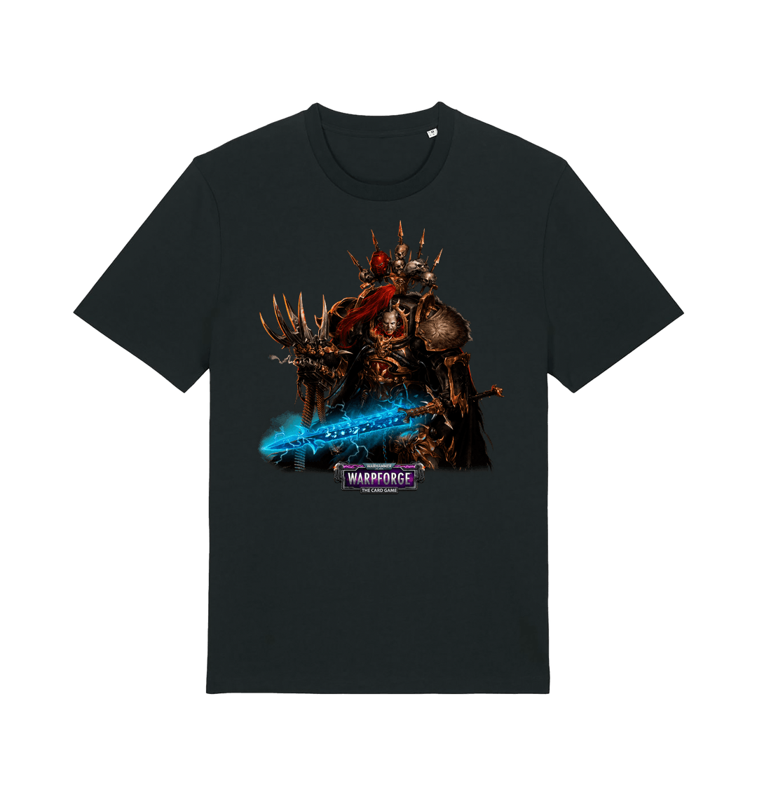 Black Printed T-shirt Front
